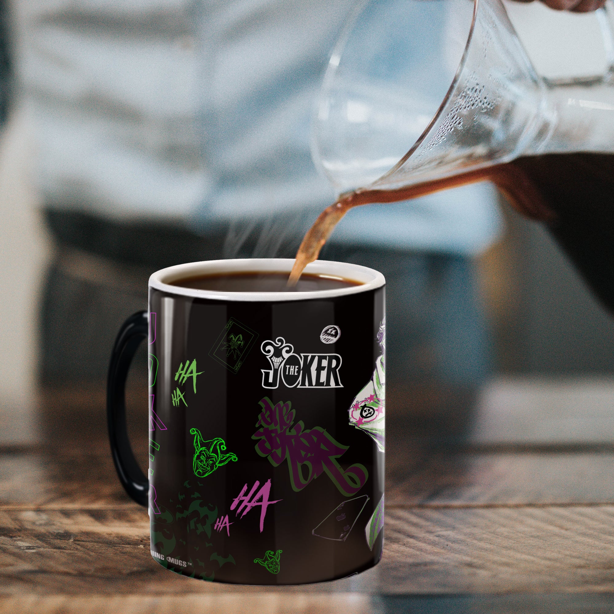 DC Comics (Joker - Mad Graffiti) 11 oz Morphing Mugs® Heat- Sensitive Mug MMUG1639